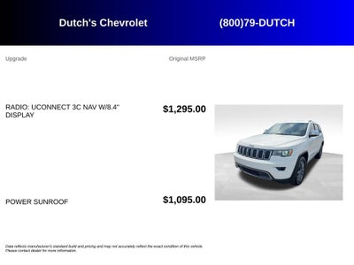 2017 Jeep Grand Cherokee Limited