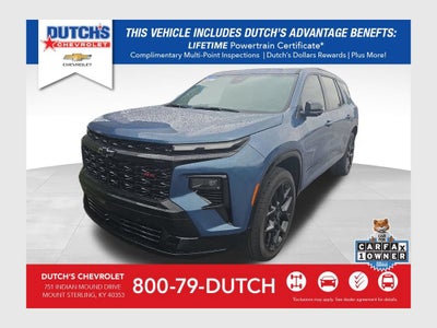 2026 Chevrolet Traverse RS