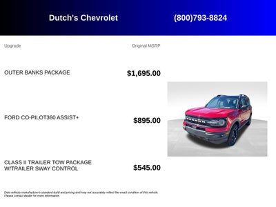 2021 Ford Bronco Sport Outer Banks