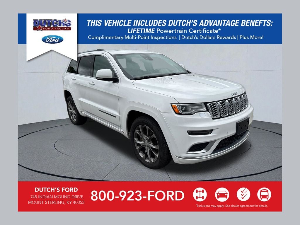 2019 Jeep Grand Cherokee Summit