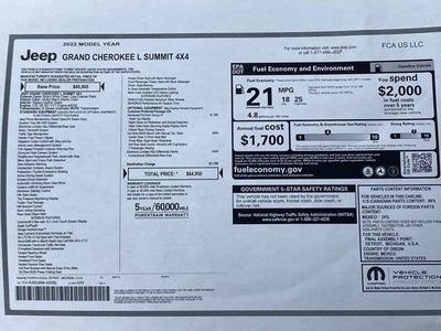 2022 Jeep Grand Cherokee L Summit
