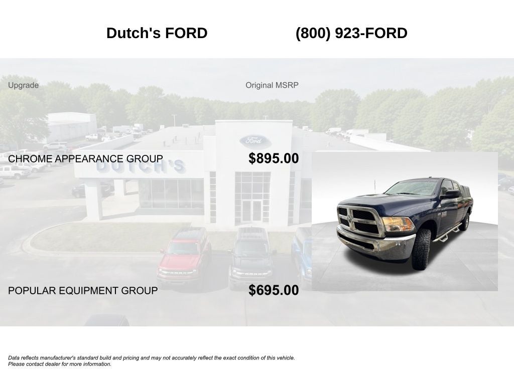 2015 RAM 2500 Tradesman