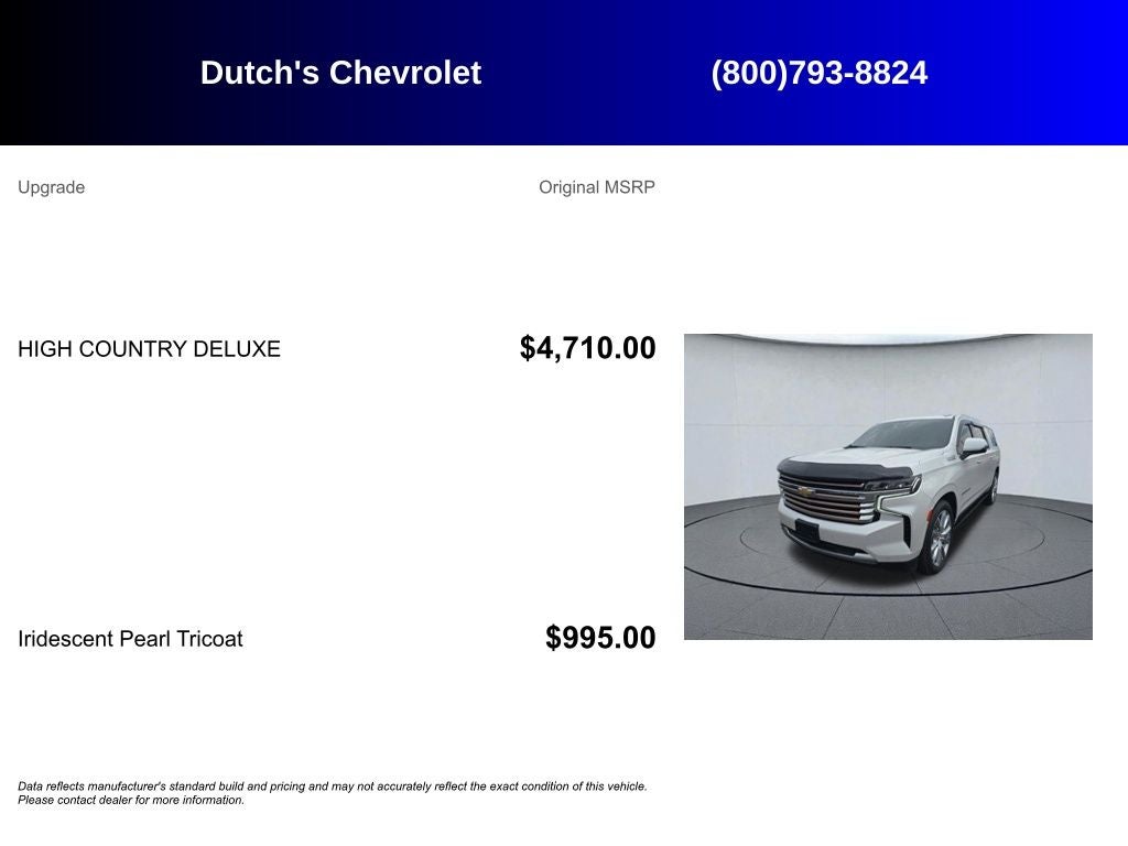 2024 Chevrolet Suburban High Country