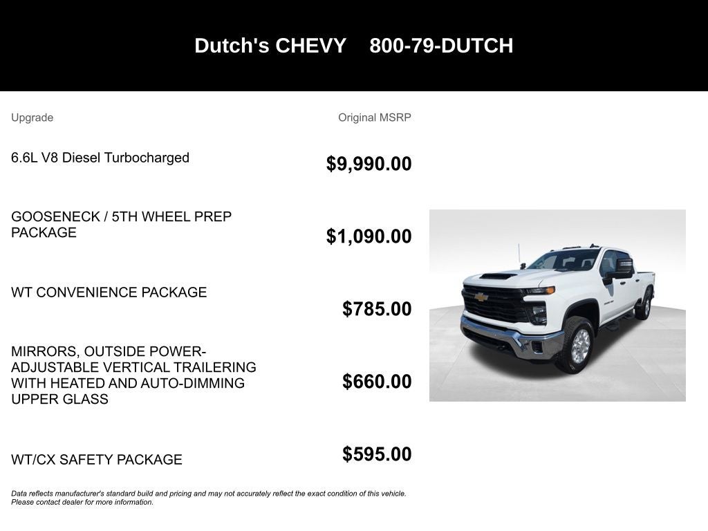 2025 Chevrolet Silverado 3500HD Work Truck
