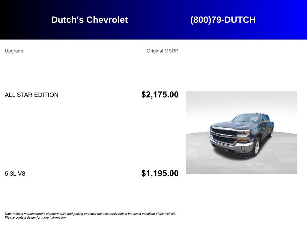 2018 Chevrolet Silverado 1500 LT LT1