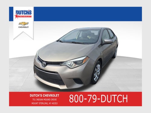 2016 Toyota Corolla LE