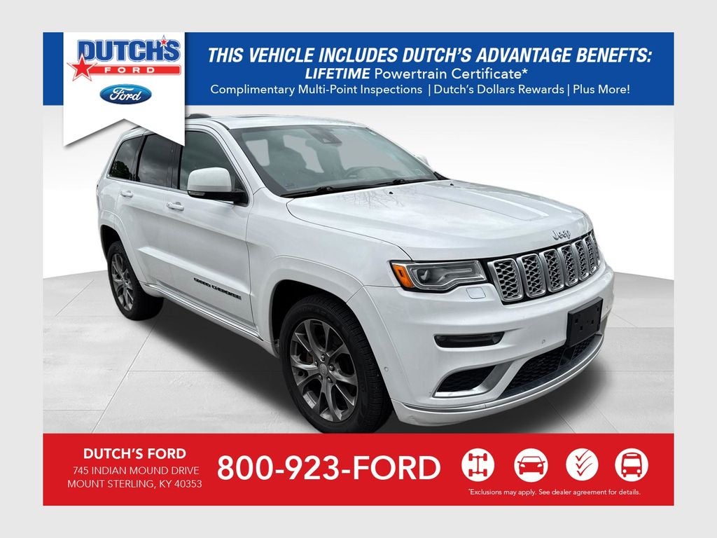 2019 Jeep Grand Cherokee Summit