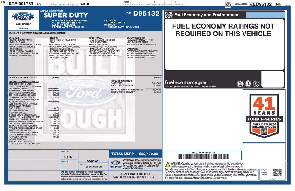 2019 Ford F-550SD XL DRW