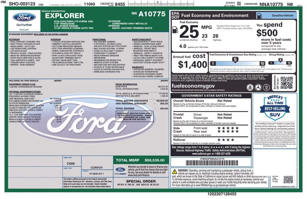 2022 Ford Explorer Limited
