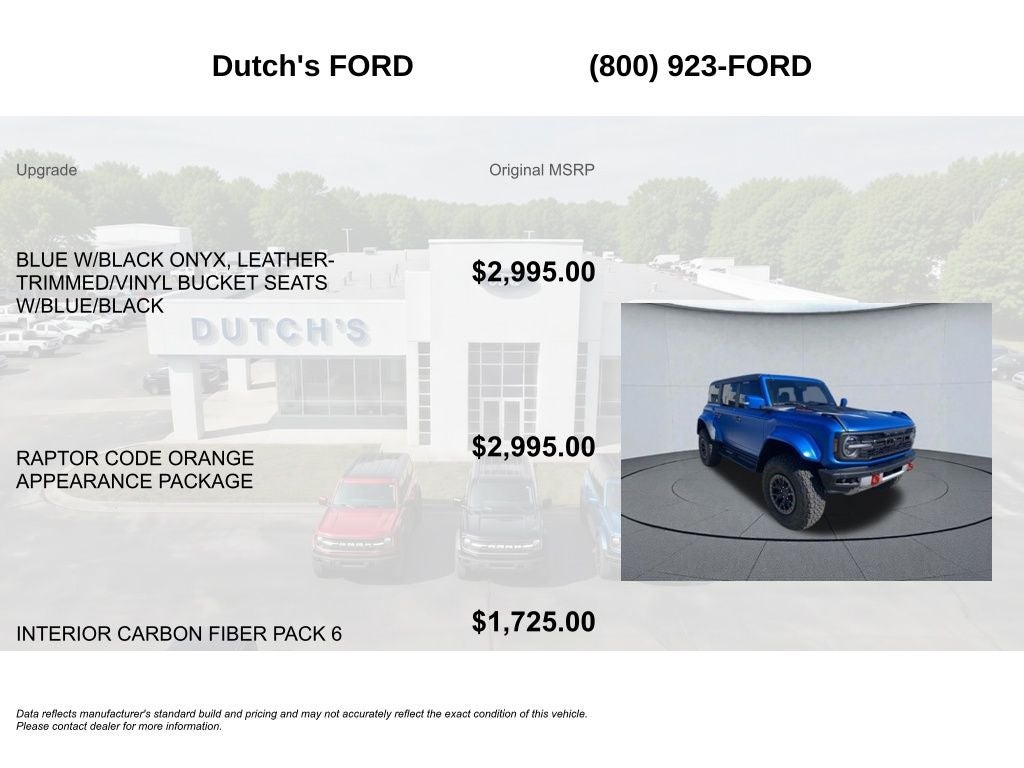 2024 Ford Bronco Raptor