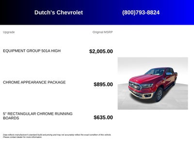 2021 Ford Ranger Lariat