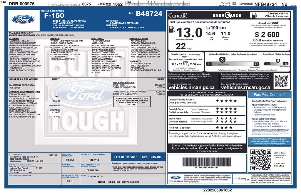 2022 Ford F-150 XLT