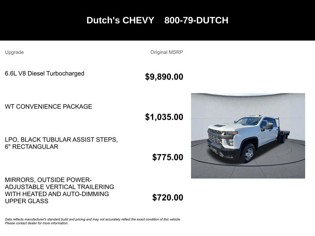 2021 Chevrolet Silverado 3500HD Work Truck