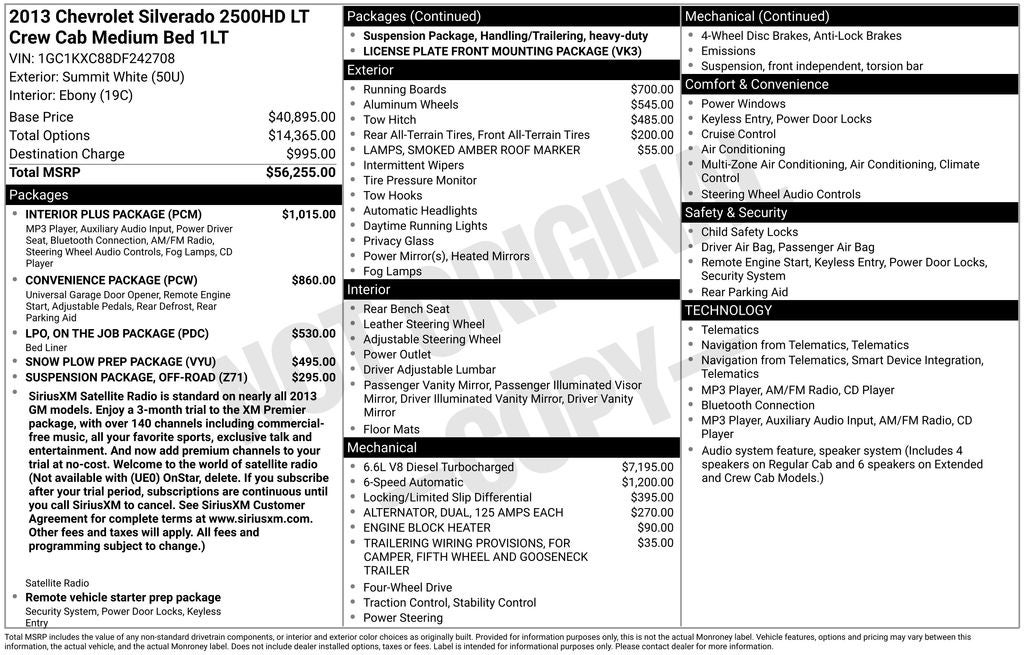 2013 Chevrolet Silverado 2500HD LT