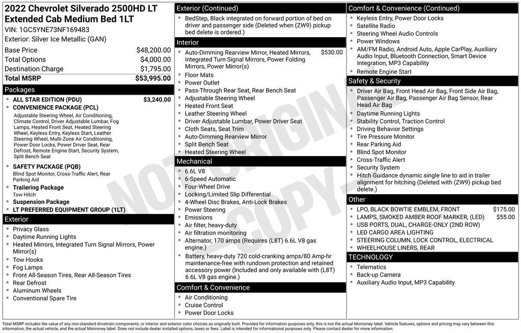 2022 Chevrolet Silverado 2500HD LT