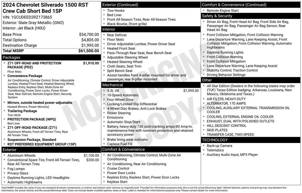 2024 Chevrolet Silverado 1500 RST