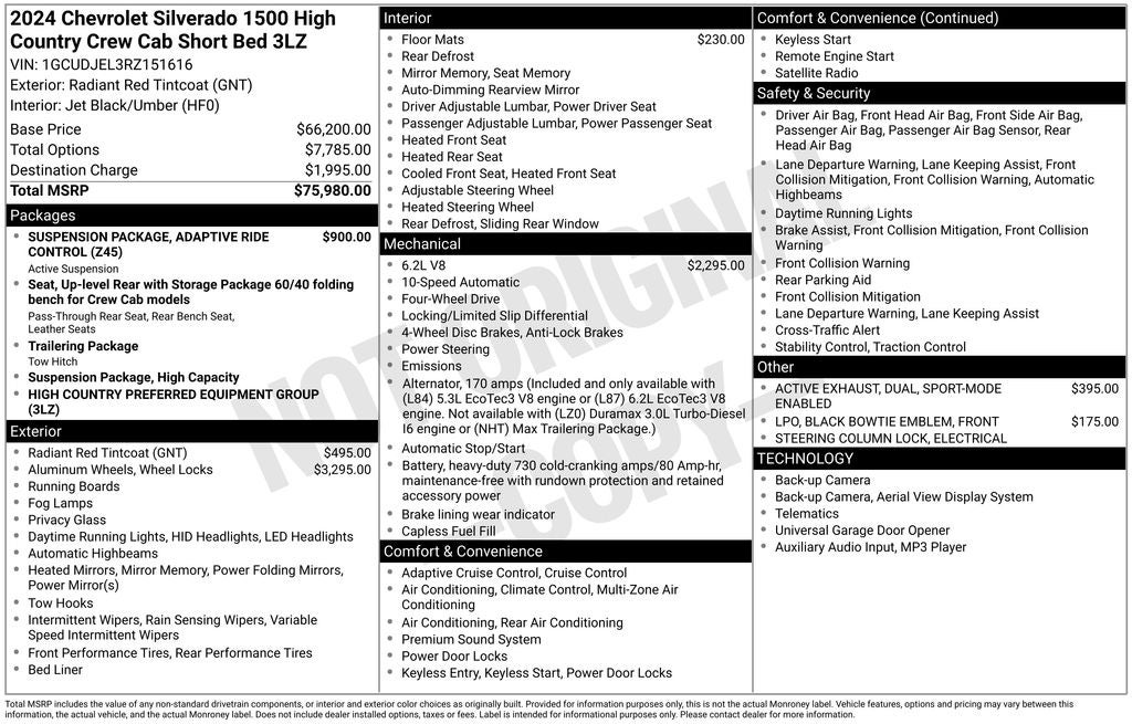 2024 Chevrolet Silverado 1500 High Country