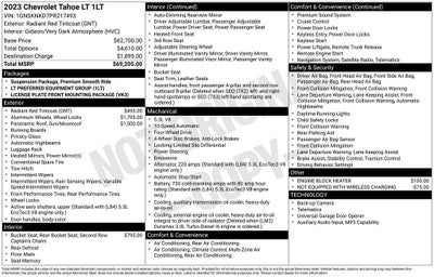 2023 Chevrolet Tahoe LT
