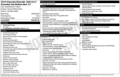 2019 Chevrolet Silverado 1500 LD LT
