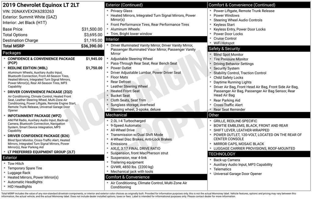 2019 Chevrolet Equinox LT