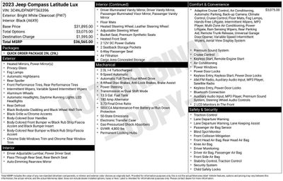 2023 Jeep Compass Latitude Lux