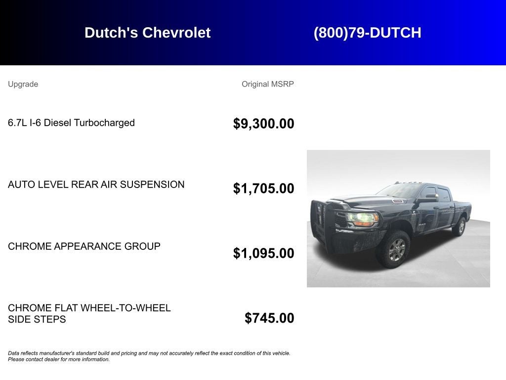 2020 RAM 2500 Tradesman