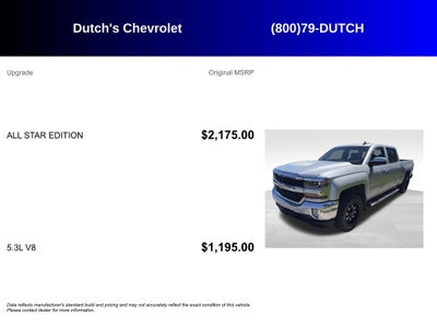 2017 Chevrolet Silverado 1500 LT LT1