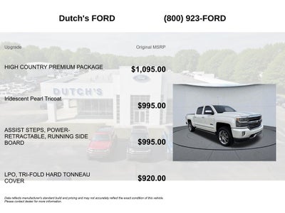 2016 Chevrolet Silverado 1500 High Country