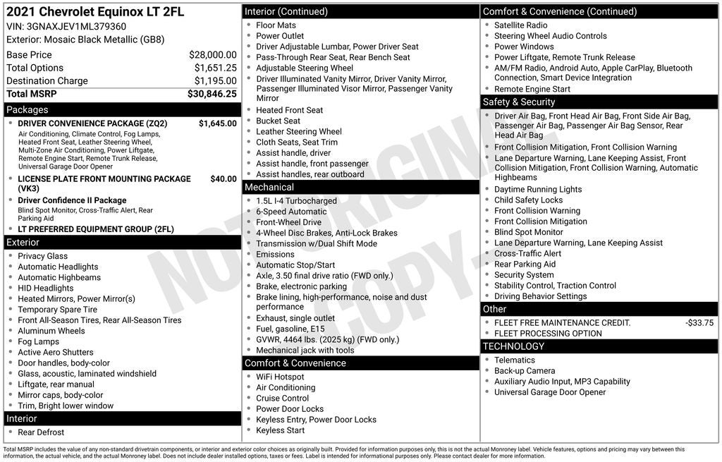 2021 Chevrolet Equinox LT