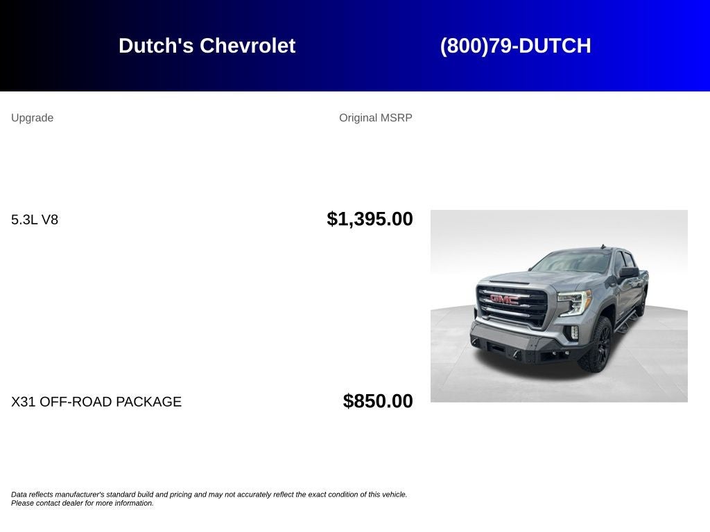 2021 GMC Sierra 1500 Elevation