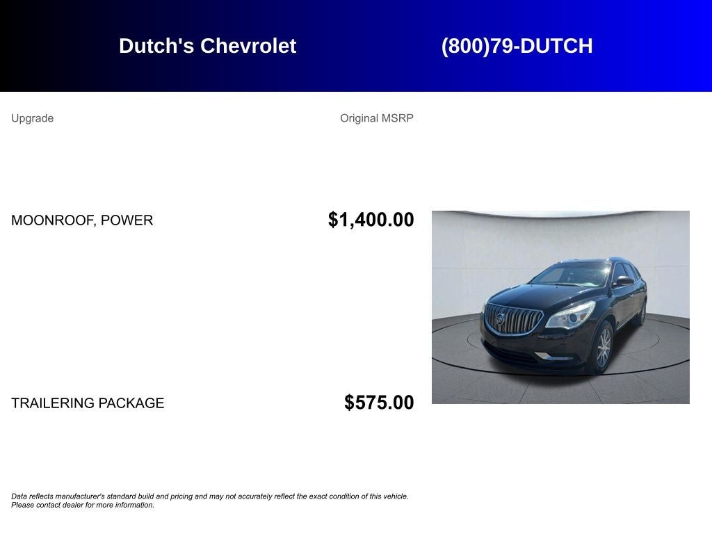 2017 Buick Enclave Leather Group