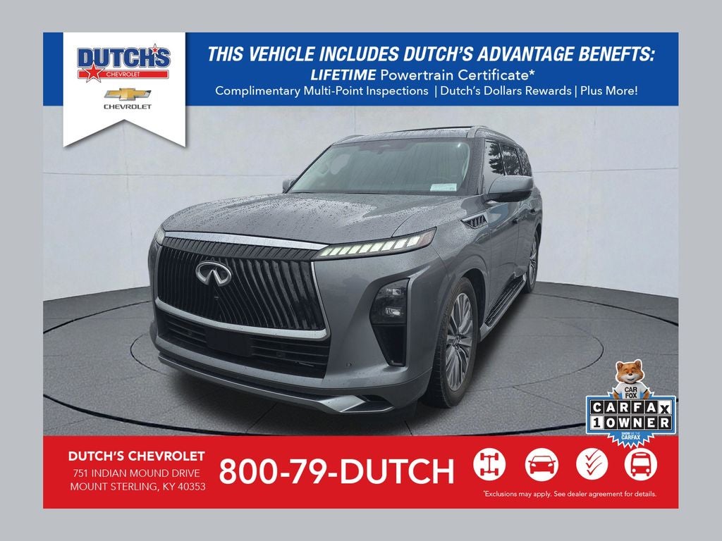 2025 INFINITI QX80 SENSORY