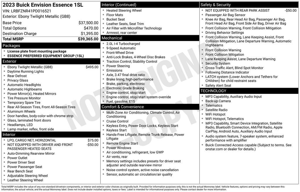 2023 Buick Envision Essence